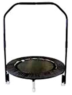 Non-Folding Soft-Bounce<br>Black Rebounder<br>with Stabilizing Bar