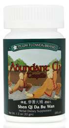 Abundant Qi Teapills<br> Shen Qi Da Bu Wan
