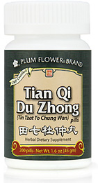 Tian Qi Du Zhong Teapills<br> Notoginseng Eucommia Pills